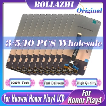 3/5/10db Eredeti Huawei Honor Play4 LCD Kijelző Digitalizáló érintőképernyő Közgyűlés A Becsület Játszani 4 LCD TNNH AN00 Javítás