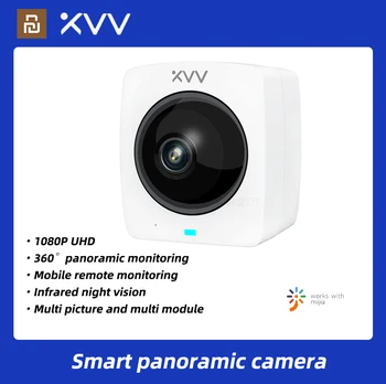 Xiaovv Smart Web Kamerák 360° - Os Panoráma Kamera Intelligens Otthon Wifi Biztonsági Kamera, AI Emberi Érzékelés, Biztonsági Kamera éjjellátó