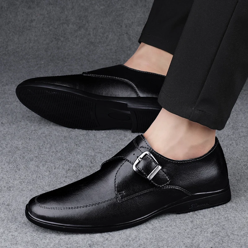 2022 Őszi Téli Bőr Férfi Alkalmi Cipő Divat Luxus Kézzel készített Oxford Cipő Férfi Valódi Bőr Alkalmi cipő Üzlet
