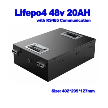 lifepo4 48v 20AH Lítium-Vas-Foszfát Akkumulátor A Jármű Biztonsági Ellenőrző Berendezések RS485 Kommunikációs protokoll