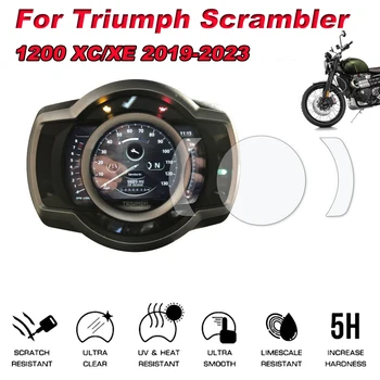 A Triumph Scrambler 1200XR 1200XC 1200 xc/xe 2019-2023 Motorkerékpár Tartozékok Klaszter Karcolás Védelem, Fólia képernyővédő fólia