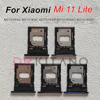 A Xiaomi Mi 11 Lite 5G SIM-Kártya Tálca SIM Slot Jogosultja Adapter Aljzat Csere Xiaomi Mi11 Lite M2101K9AG M2101K9AI