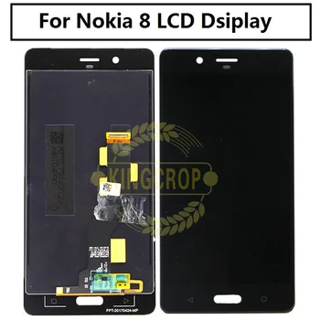 A Nokia 8 LCD Kijelző Érintőképernyős Digitalizáló Közgyűlés Fekete Ingyenes Szállítás