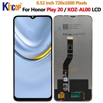 A Huawei Honor Játék 20 LCD Kijelző érintőképernyő Képernyő Digitalizáló a Keret Megtiszteltetés Játszani 20 LCD Play20 mégsem tehetem, hogy ... -L21 LCD-KOZ-AL00