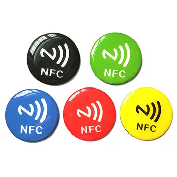 ISO14443A NFC 213 NFCtag 213 NFC213 anti fém matrica NFC Epoxi RFID Tag Matrica Kulcs tag 13.56 MHz-es Vízálló Telefon NFC Fizetés