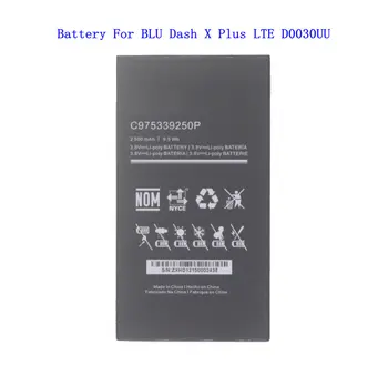 1x 2500mAh C975339250P Csere Akkumulátor BLU Dash X-Plus LTE D0030UU Akkumulátorok