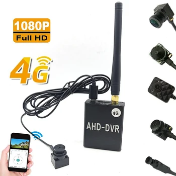 HD 1080P Mini Hordozható, Vezeték nélküli, 4G AHD DVR Szett Videó Felvevő Támogatás TF Kártya, USB Micro Intelligens Otthon Kis Kamera Audio Video