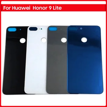 Új Huawei Honor 9 Lite Akkumulátor hátlap Hátsó Ajtó 3D-s Üveg Panel Honor9 Akkumulátor Ház Esetben Cserélje ki Ragasztó
