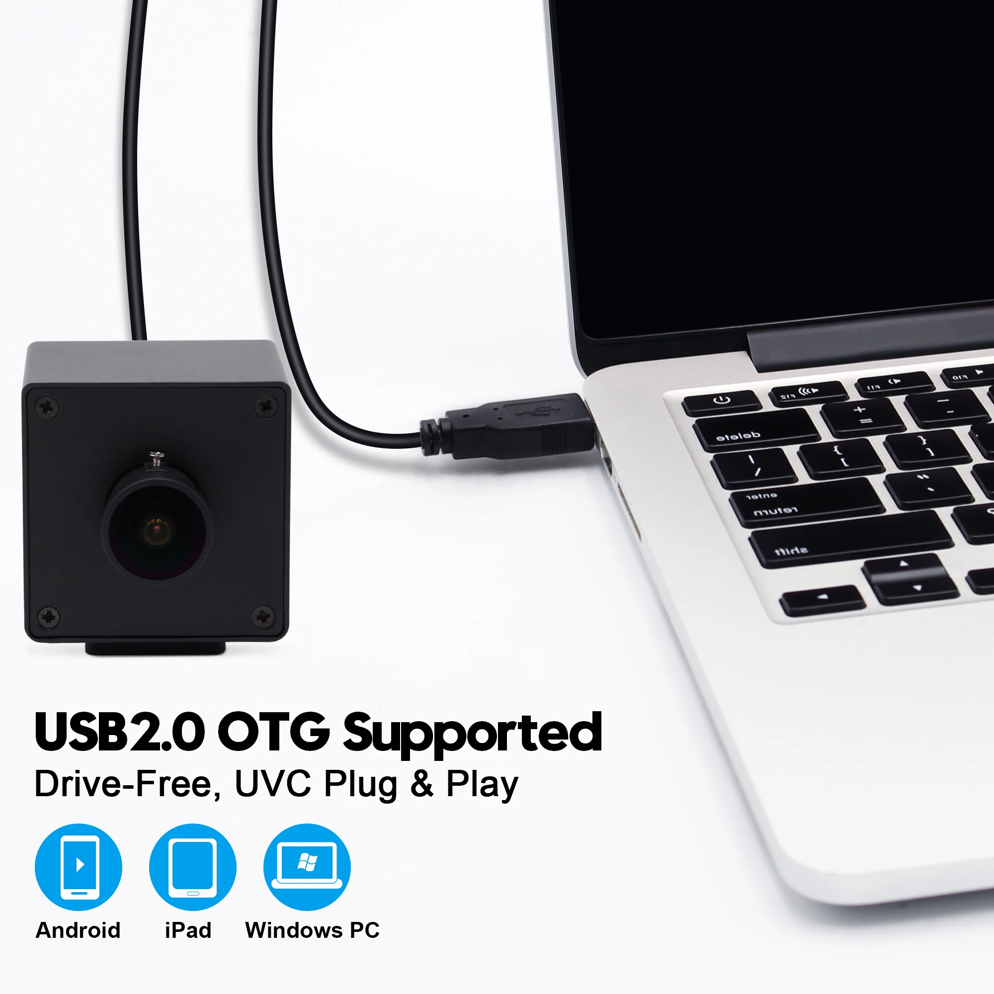 8mp 3264X2448 HD nagy felbontású nagysebességű CCTV Webkamera a halszem objektívvel, valamint a fém doboz Mini USB Fényképezőgép az Android, Linux
