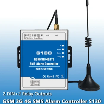 GSM, 3G 4G LTE SMS RTU Vezérlő Riasztó S130 Kapcsoló Kapcsolja Villanyt SMS-ben Távirányító Riasztó Rendszer