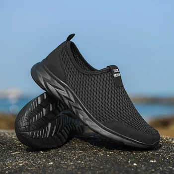 Lélegző Mesh Walking Shoes Férfi Női Unisex Slip-On, Világos, Kényelmes Cipőre, Cipők Nagy Méretű 36-46 Dropshipping