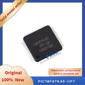 PIC18F67K40-én/PT QFP64 teljesen új, eredeti Eredeti termék Integrált áramkör