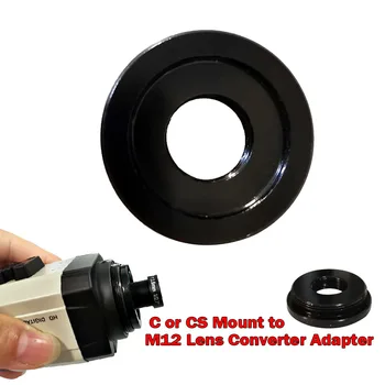 Fém C vagy CS Mount, hogy M12-es Objektív Átalakító Adapter Gyűrű CS Fényképezőgép M12 Board Lencse AHD SONY CCD TVI CVI Box Kamera Támogatás