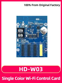 HuiDu HD-W03 Rolling Járni Szó Billboard Alaplap Egyszínű LED Kijelző Vezérlő Kártya, Mobiltelefon, WIFI