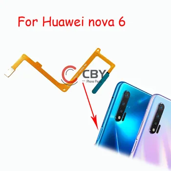 A Huawei Nova 6 Ujjlenyomat-érintésérzékelő Ujját Power Kapcsolót OFF Oldalsó Gomb Gomb Flex Kábel