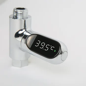 LED fürdővíz hőmérő szivárgásmentes víz időzítés elektronikus csaptelep baba fürdő fürdő zuhanyzóval hőmérő